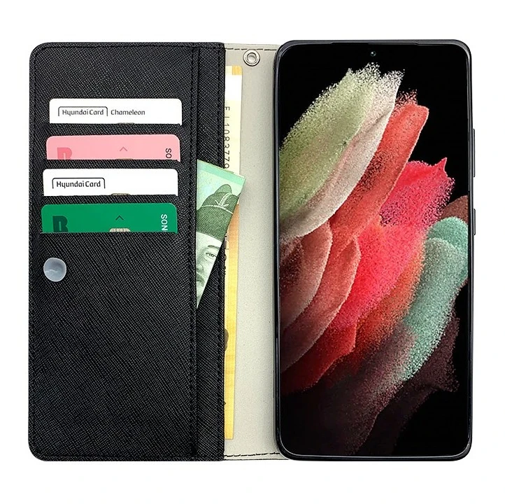 LG G7 LM-G710N 지갑 케이스 사피아노 플립 카드·지폐 분리 수납